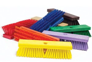 Castor - Escova para Piso Frigorífico 35cm Cerdas Médias - Azul 4502B