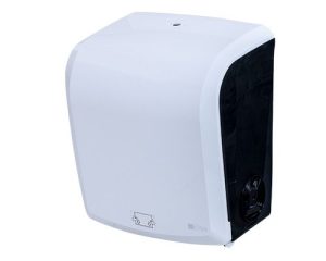 Dispenser Bobina Mini Branco/Preto Trilha