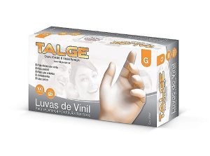 Luva de Vinil com Pó (M) Talge c/100