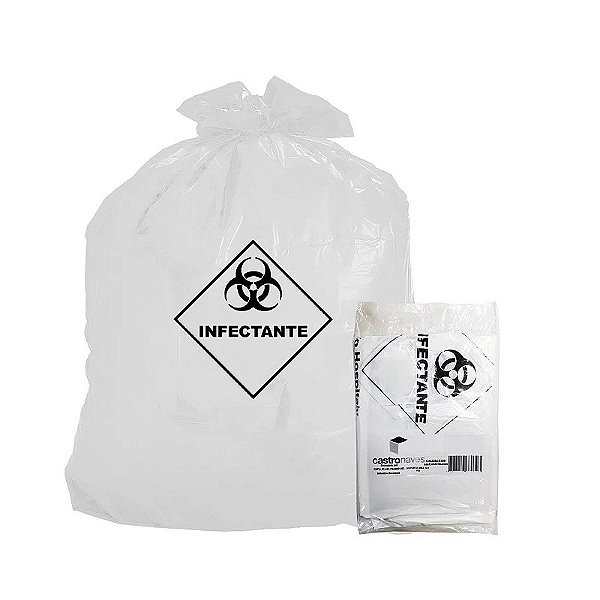 Saco P/ Lixo Branco 200 Litros ABNT Virgem C100 - 0,6 µm Pesado 1 Saco P/ Lixo Branco 200 Litros ABNT Virgem C100 - 0,6 µm Pesado